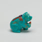 Clissa Martin: Turquoise, Bear With Coral Fish