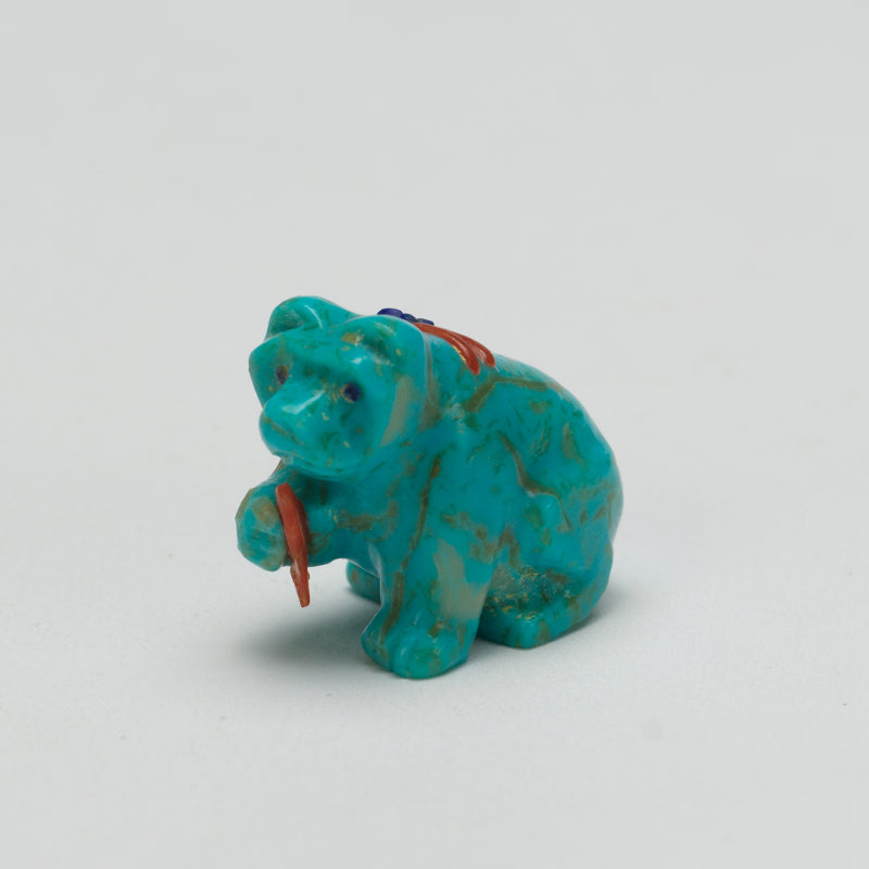 Clissa Martin: Turquoise, Bear With Coral Fish