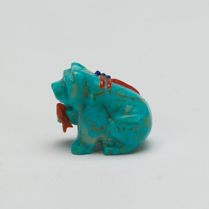 Clissa Martin: Turquoise, Bear With Coral Fish