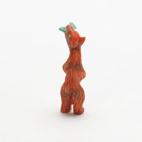 Andres Quandelacy: Apple coral, Standing Bear With Fish
