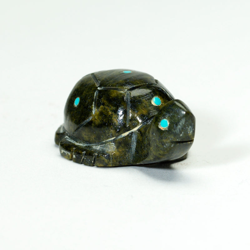 Turtle Boon Emery Boone: Serpentine Turtle, Zuni – Zuni Artist Resource Team