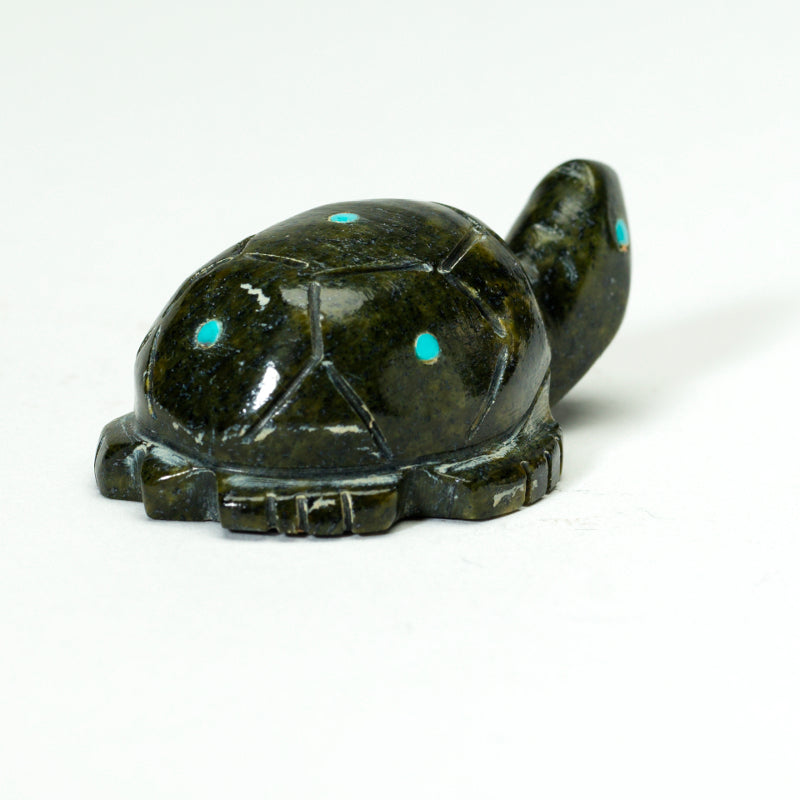 Turtle Boon Emery Boone: Serpentine Turtle, Zuni – Zuni Artist Resource Team