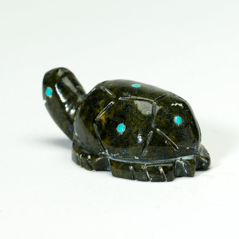 Turtle Boon Emery Boone: Serpentine Turtle, Zuni – Zuni Artist Resource Team