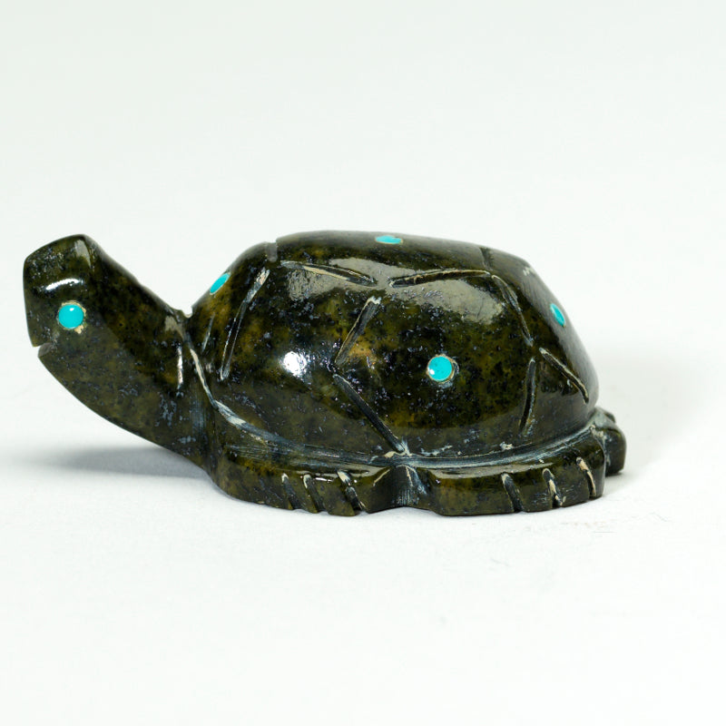 Turtle Boon Emery Boone: Serpentine Turtle, Zuni – Zuni Artist Resource Team