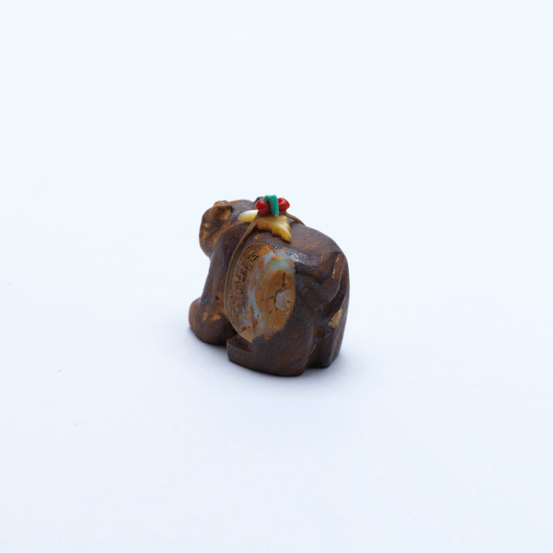 Brion Hattie: Boulder Opal, Bear with Offering