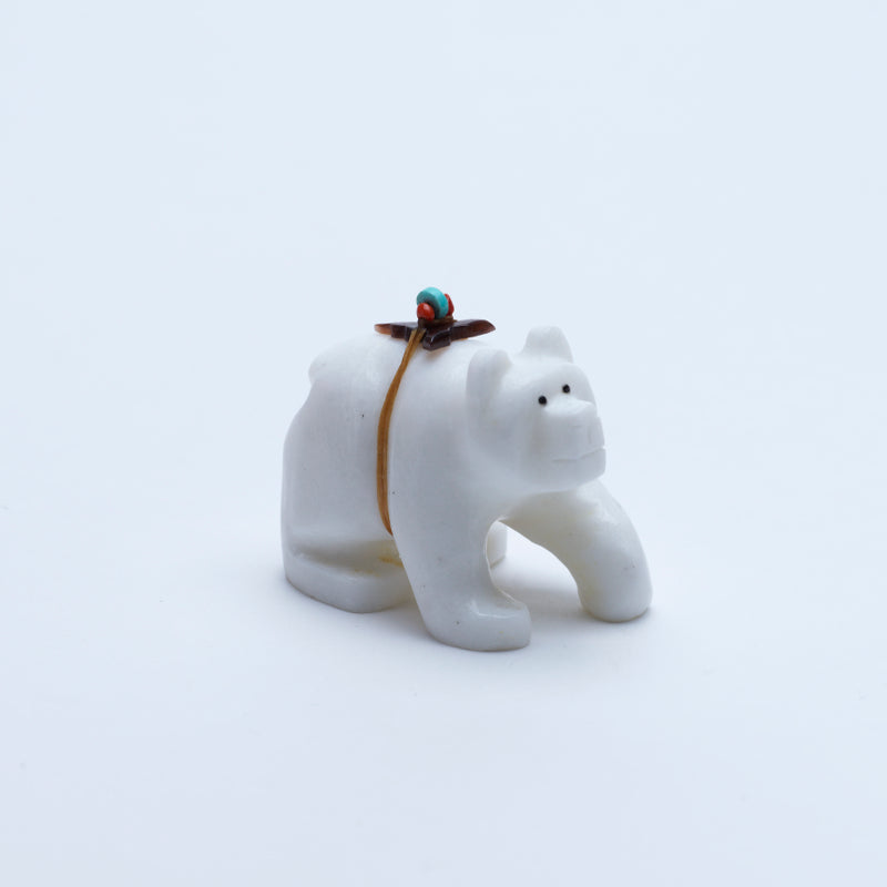 Brion Hattie: White Marble, Bear