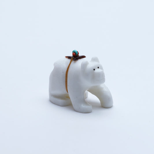 Brion Hattie: White Marble, Bear