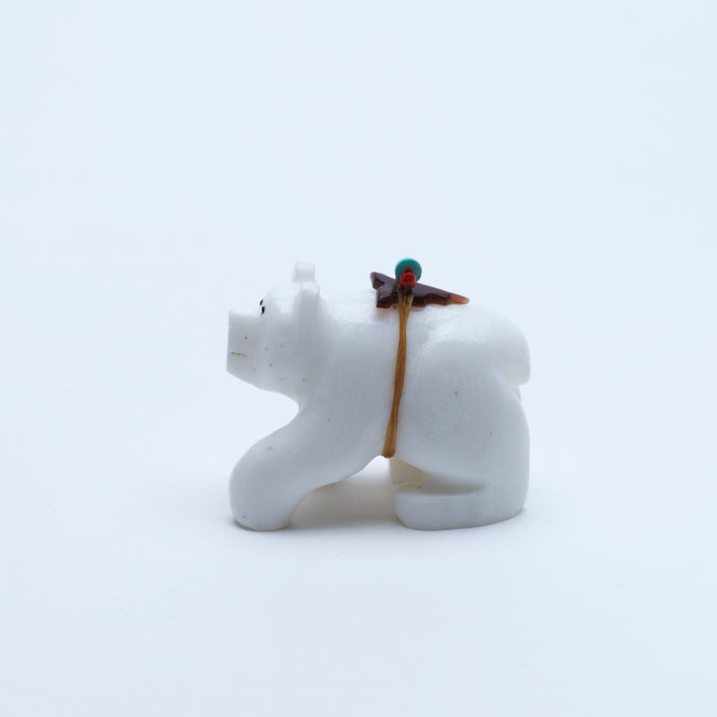 Brion Hattie: White Marble, Bear