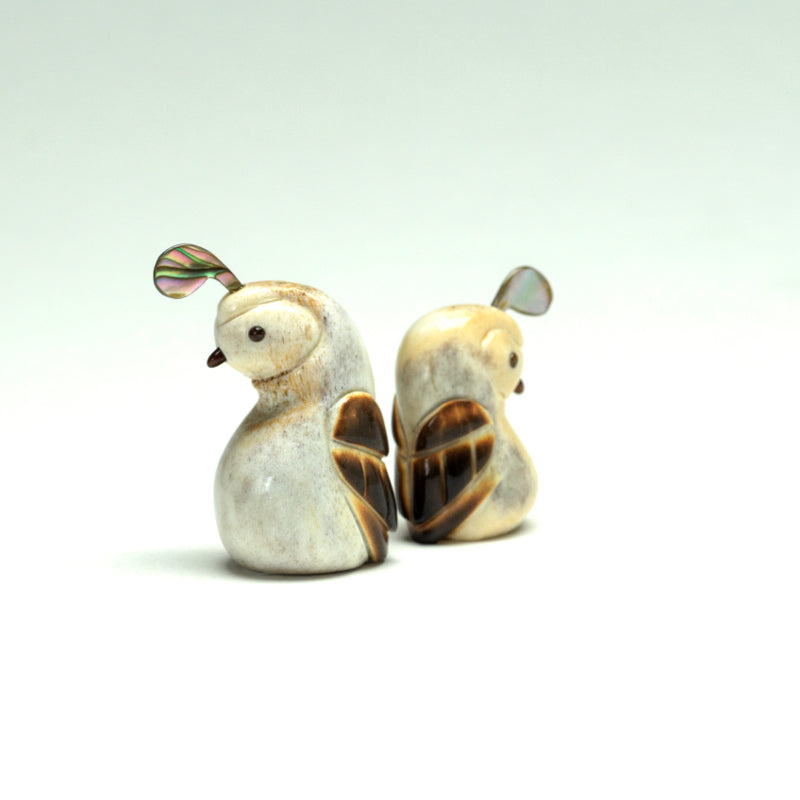 Ray Tsalate: Antler, Quail pair