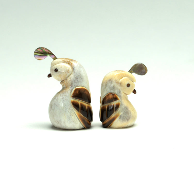 Ray Tsalate: Antler, Quail pair