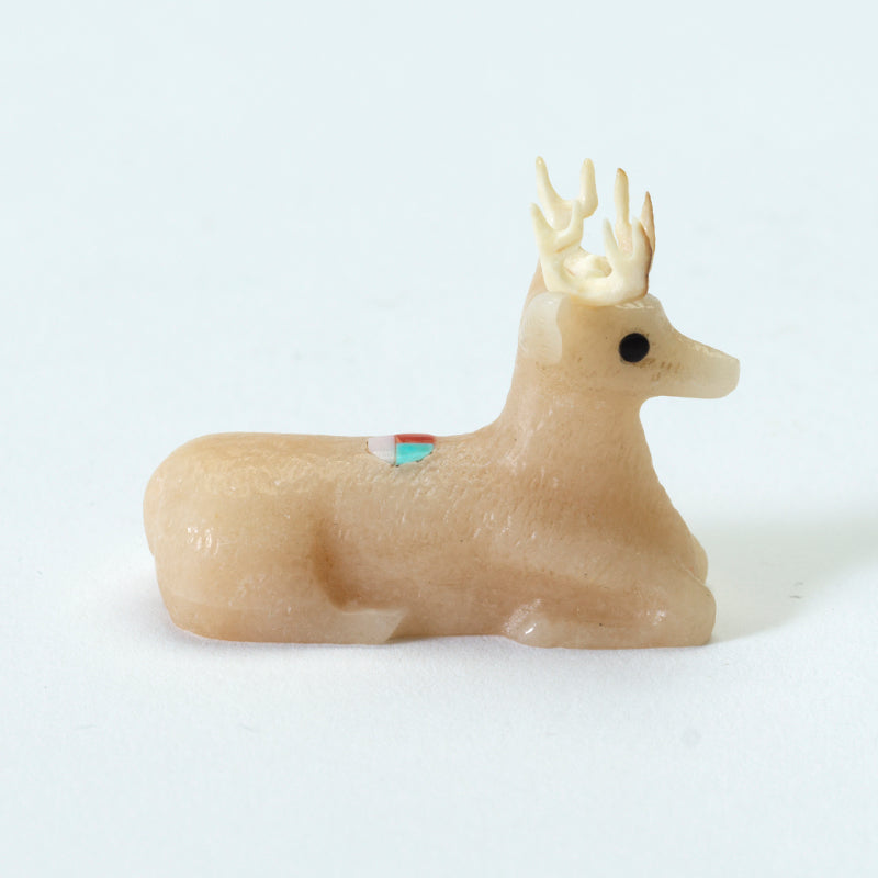 Raybert Kanteena: Creamy Alabaster, Deer with inlay