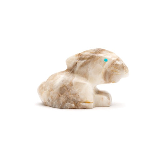 Gilbert Lonjose: Grey & white alabaster, Rabbit