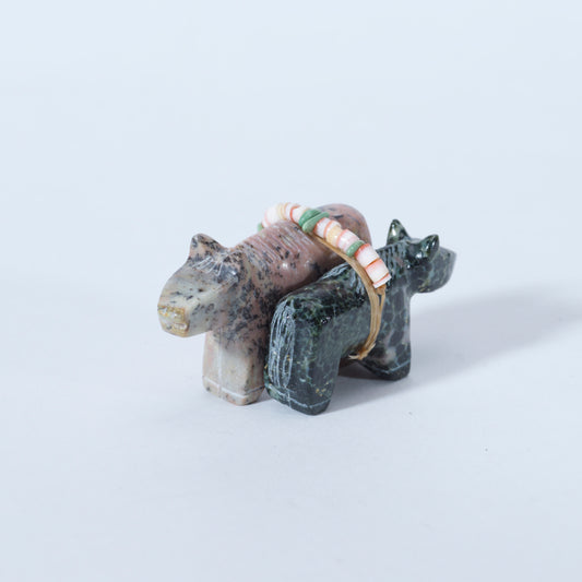 Daisey Rose Leonard: Argite/Serpentine, Horse Pair