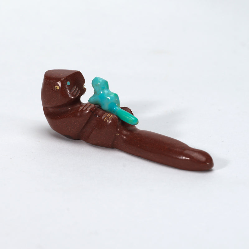Justin Red Elk: Pipestone & Turquoise, Otter