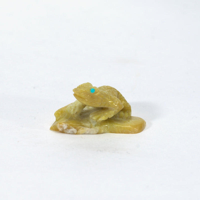 Bernard Laselute: Ricolite, Lizard on base