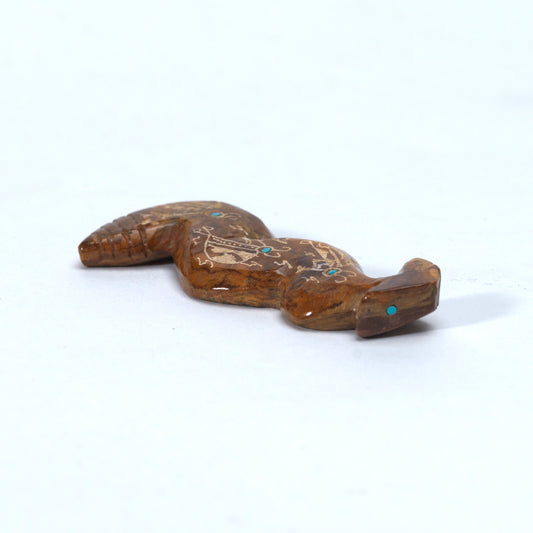 Adrian Cachini: Onyx, Sgraffito Snake