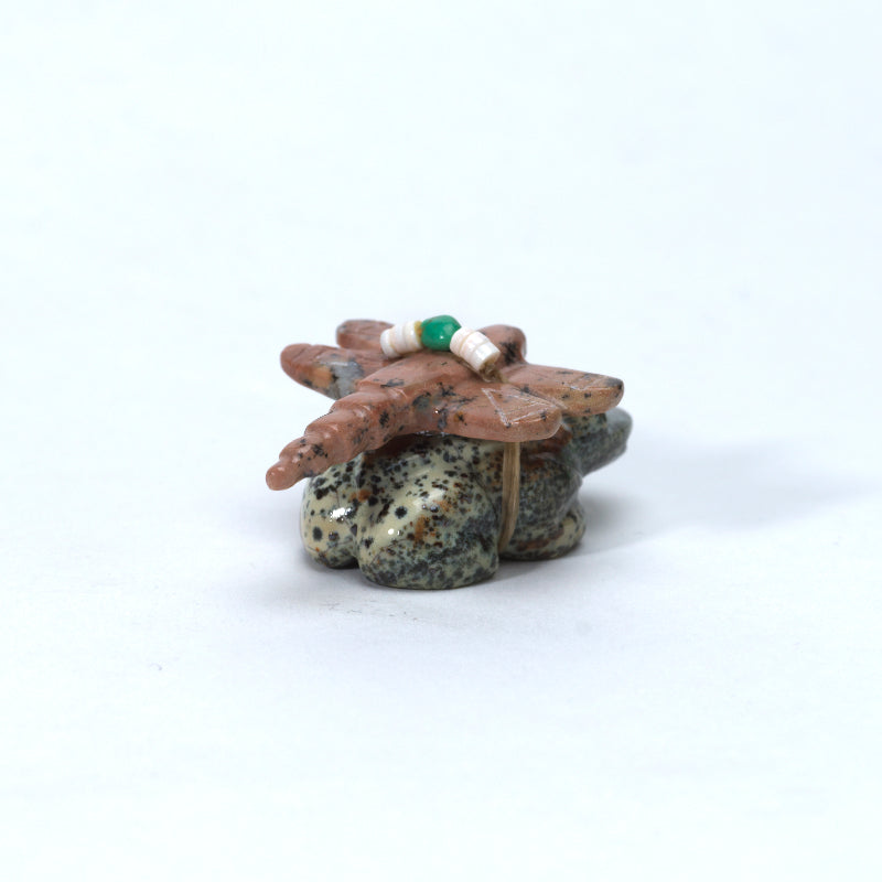 Daisy Rose Leonard: Augite, Frog with Dolomite Dragonfly