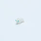 Raybert Kanteena: White Alabaster, Buffalo with Turquoise Horns