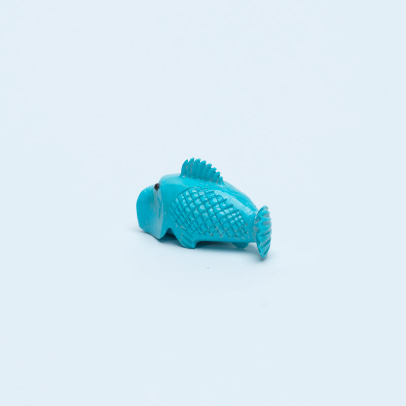 Bernard Laselute: Stabilized Turquoise, Big Mouth Bass