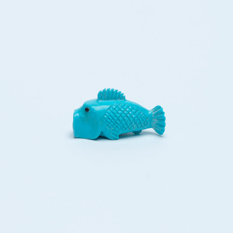 Bernard Laselute: Stabilized Turquoise, Big Mouth Bass