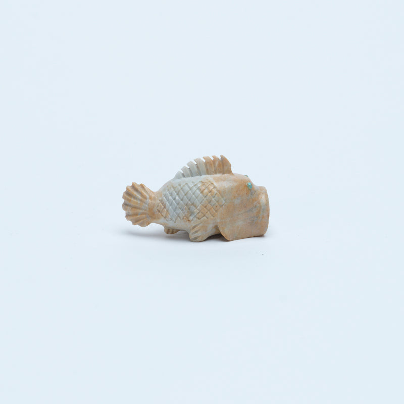 Bernard Laselute: Brown Picasso Marble, Big Mouth Bass