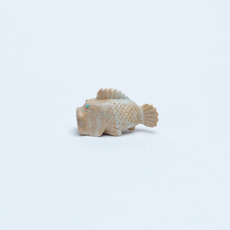 Bernard Laselute: Brown Picasso Marble, Big Mouth Bass