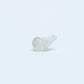 Unknown Artist: Alabaster, Bear with Turquoise/Coral Heartline