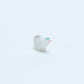Unknown Artist: Alabaster, Bear with Turquoise/Coral Heartline