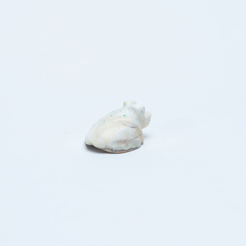 Fred Weekoty: White Alabaster, Frog