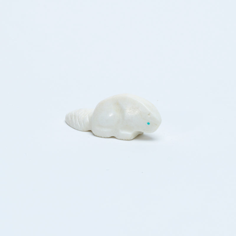 Fred Weekoty: White Alabaster, Beaver