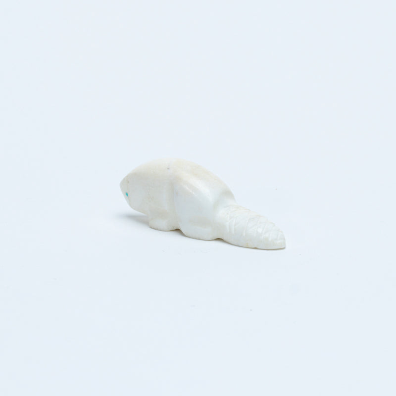 Fred Weekoty: White Alabaster, Beaver