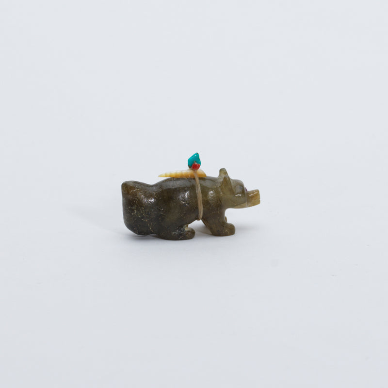 Brion Hattie: Labradorite, Coyote w/gift