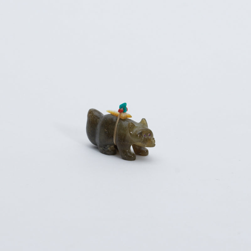 Brion Hattie: Labradorite, Coyote w/gift
