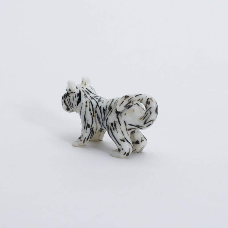 Unknown Artist: White Marble/ Black Striped, Tiger