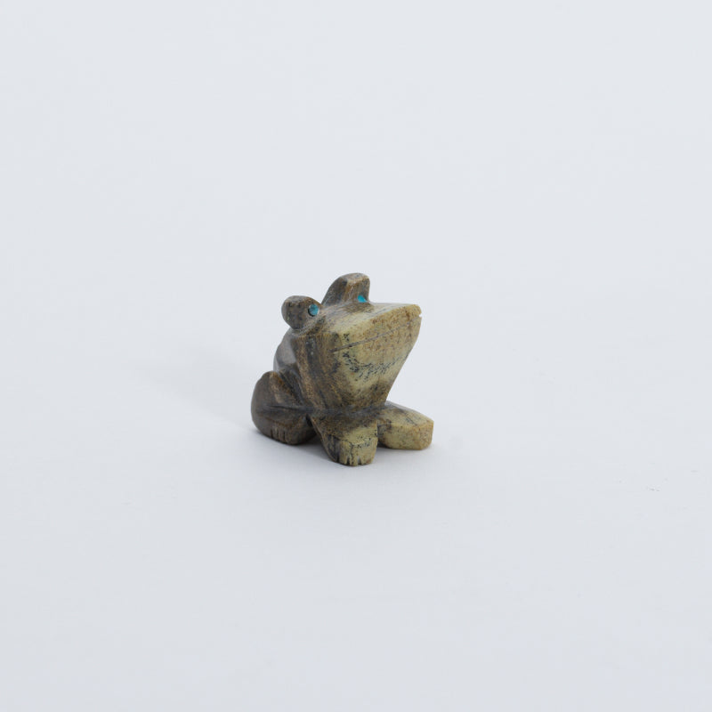 Unknown Artist: Green Banded Serpentine, Frog