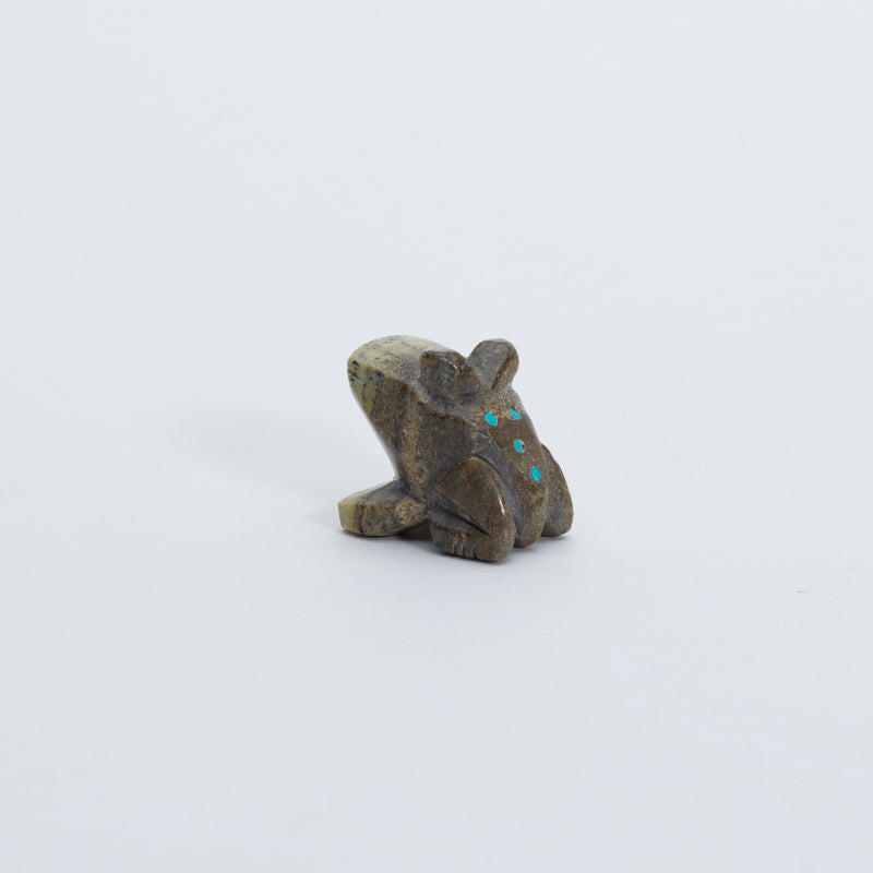Unknown Artist: Green Banded Serpentine, Frog
