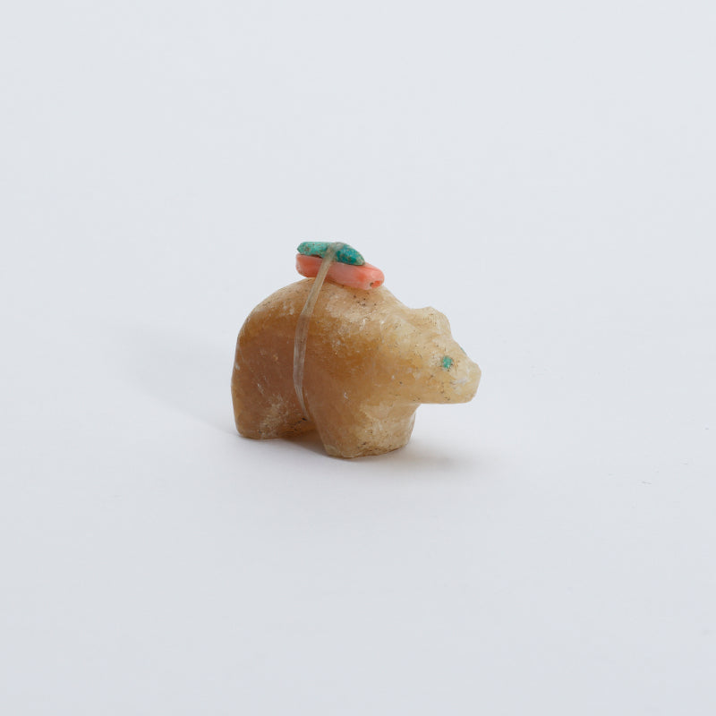 Unknown Artist: Vintage Yellow Calcite, Bear