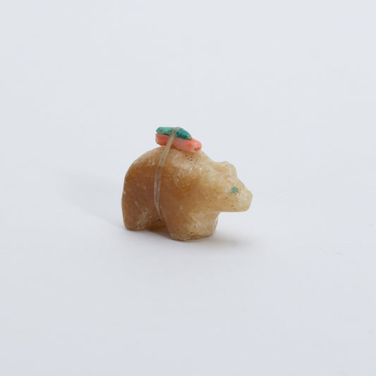 Unknown Artist: Vintage Yellow Calcite, Bear