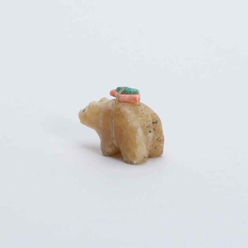 Unknown Artist: Vintage Yellow Calcite, Bear