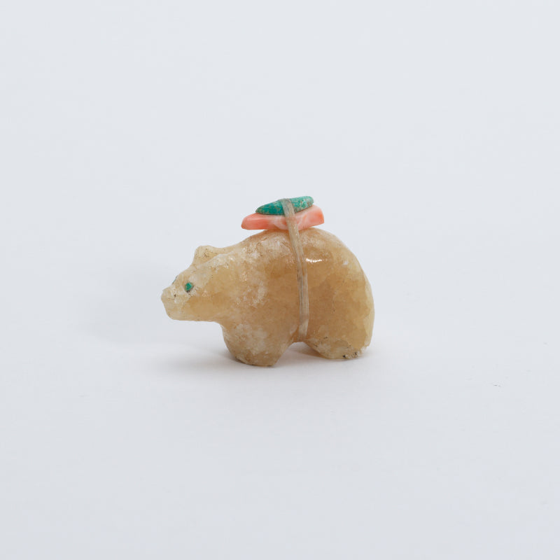 Unknown Artist: Vintage Yellow Calcite, Bear