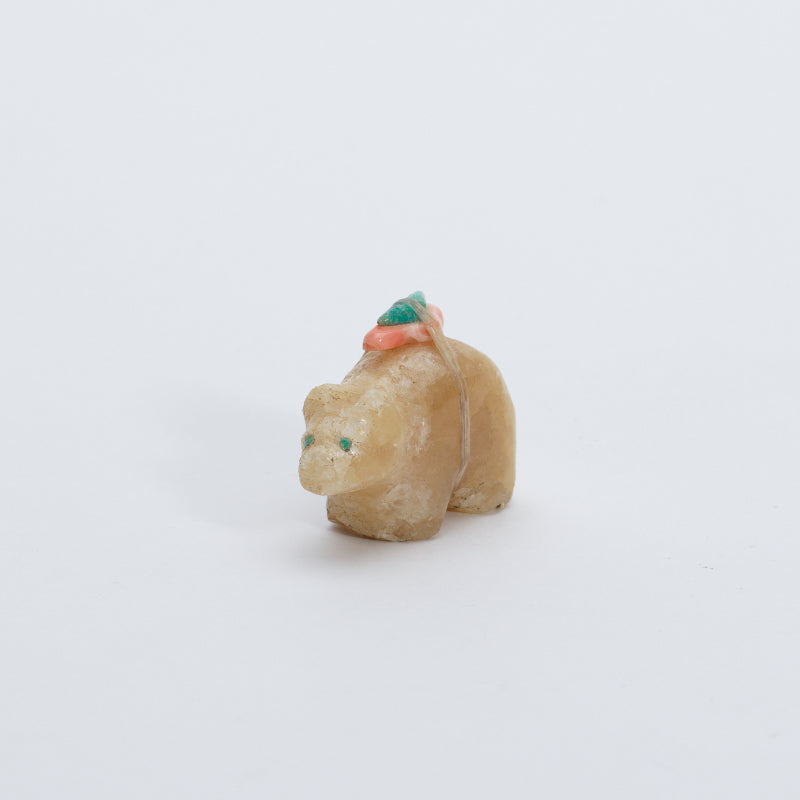 Unknown Artist: Vintage Yellow Calcite, Bear