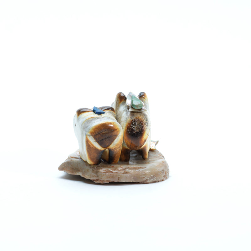 Della Haloo: Antler, Bear & Wolf