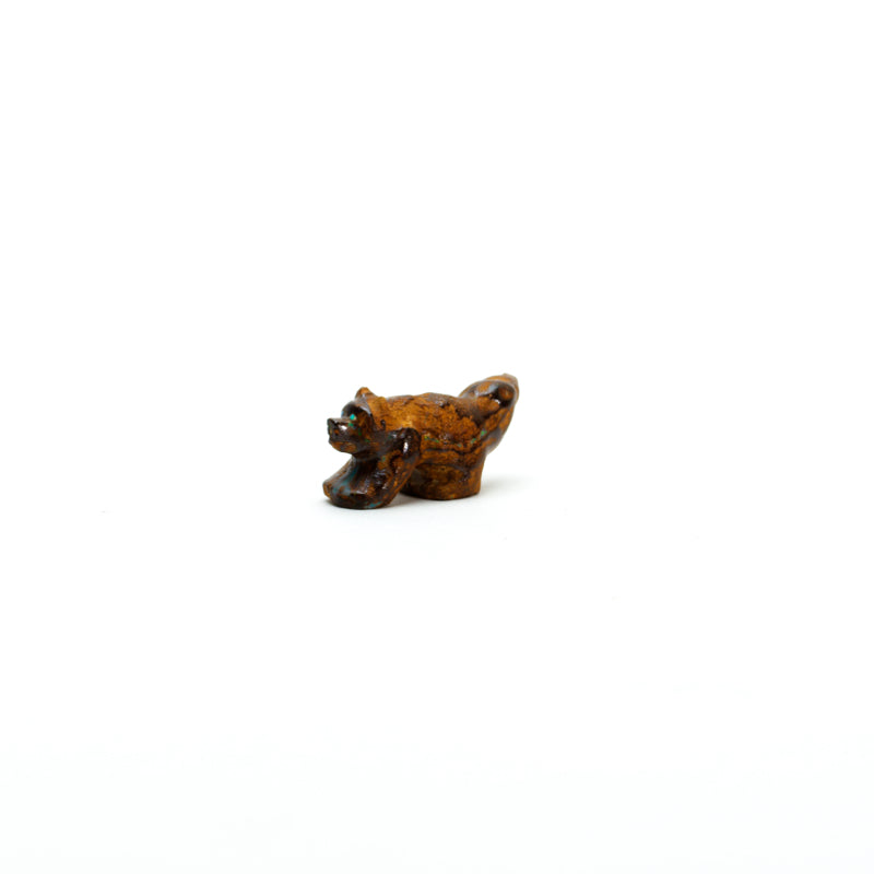 Brion Hattie: Boulder Opal, Wolf