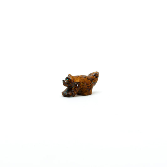 Brion Hattie: Boulder Opal, Wolf