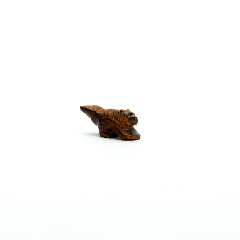 Brion Hattie: Boulder Opal, Wolf