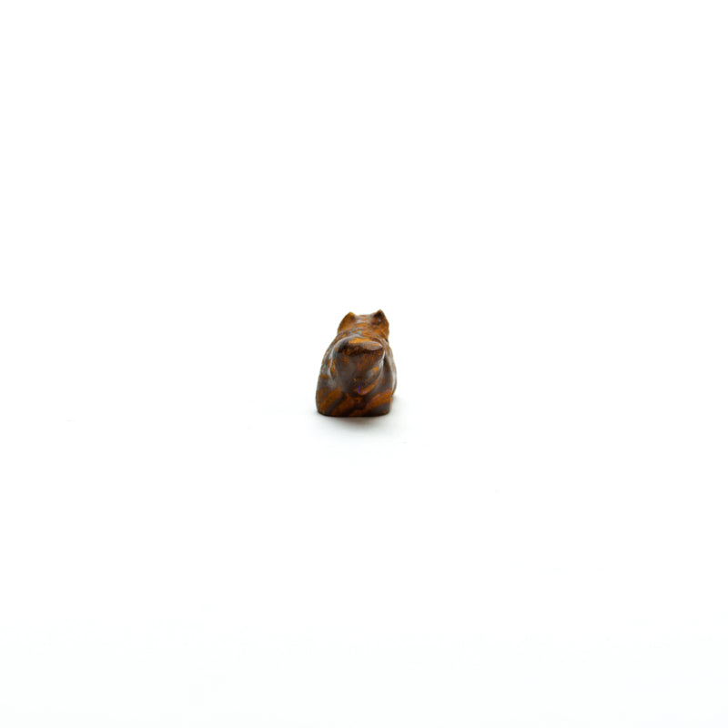 Brion Hattie: Boulder Opal, Wolf