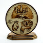 Richard Panteah Jr: Wood Burned Plaque, Badgers