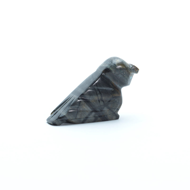 Clayton  Panteah: Picasso marble, Owl
