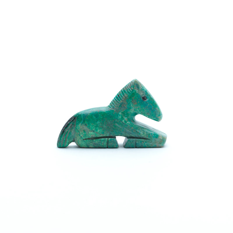 Vivella Cheama: Turquoise, Horse