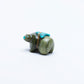 Sylvia Quam: Green Serpentine, Bear With Turquoise Gift